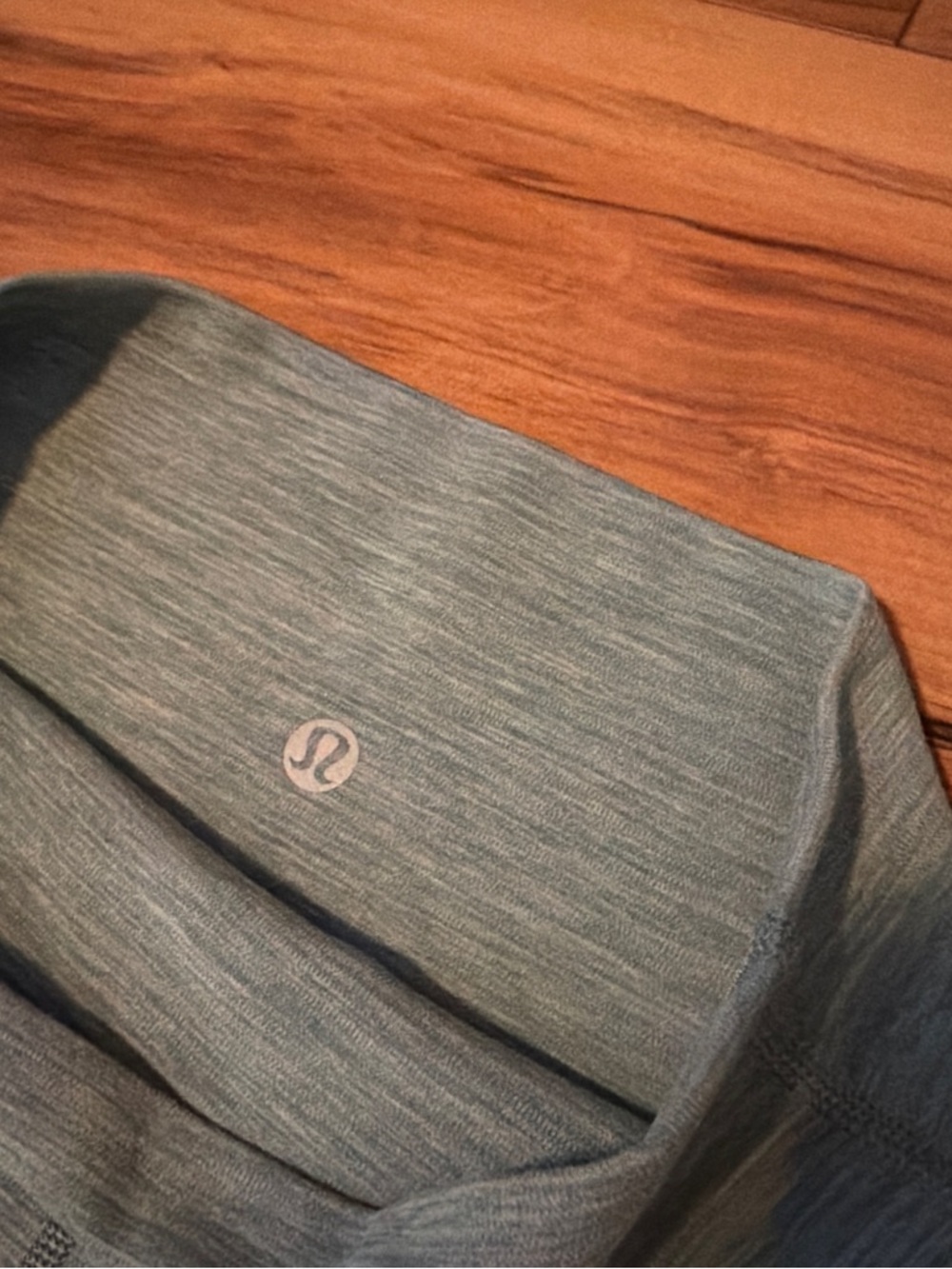 lululemon athletica Heathered Teal Crewneck Sweater